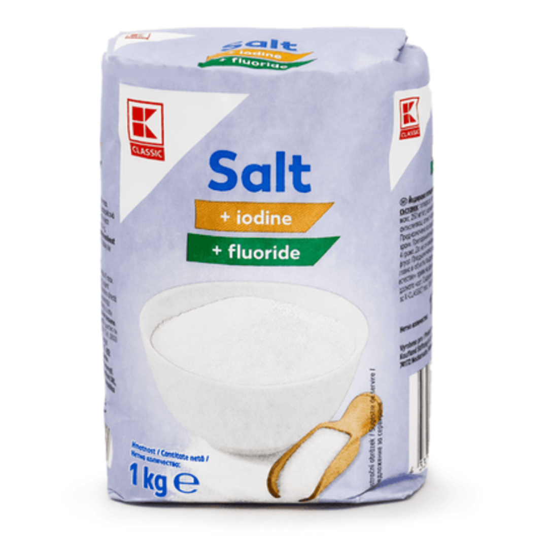 K-Classic Sůl s jódem a fluorem