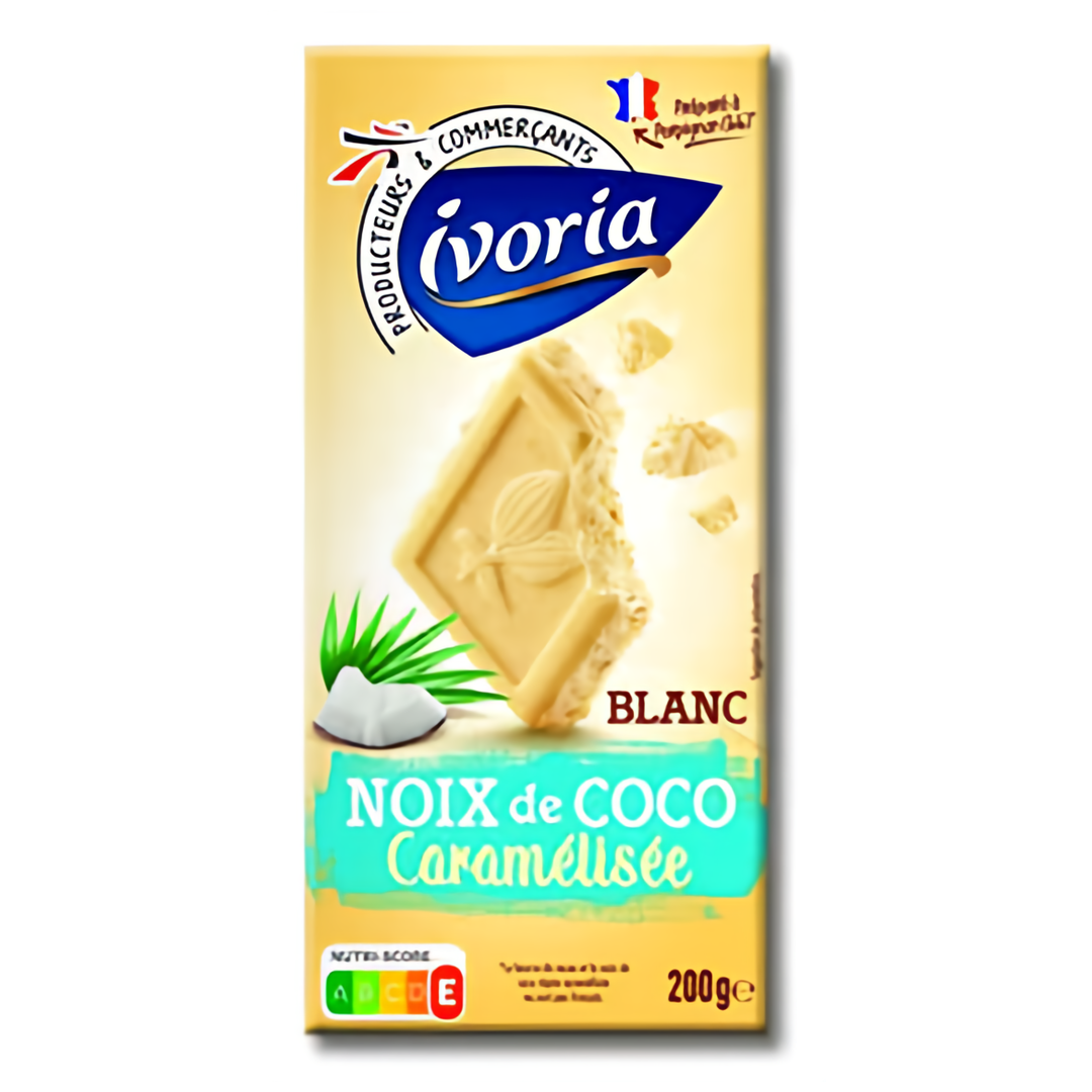 Ivoria Bílá čokoláda s karamelizovaným kokosem