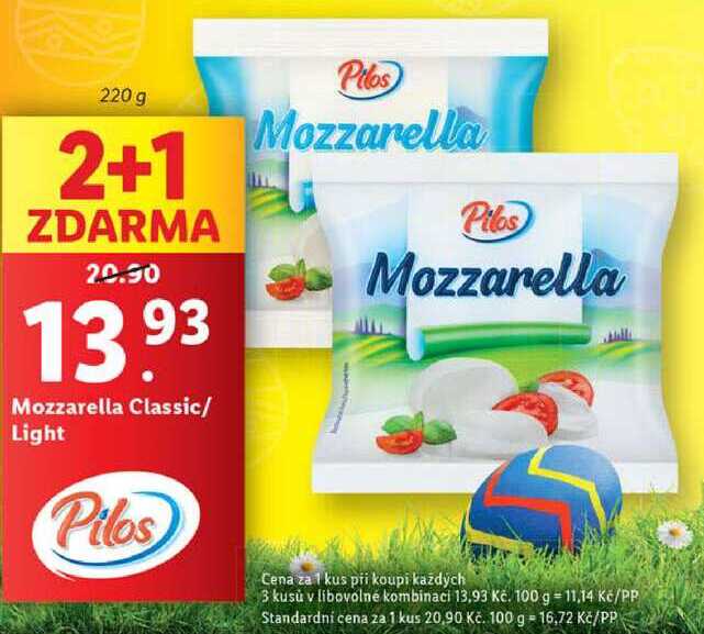  Mozzarella Classic / Light, 220 g