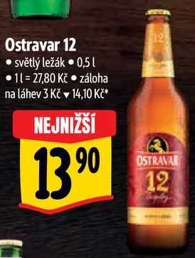 Ostravar 12, 0,5 l