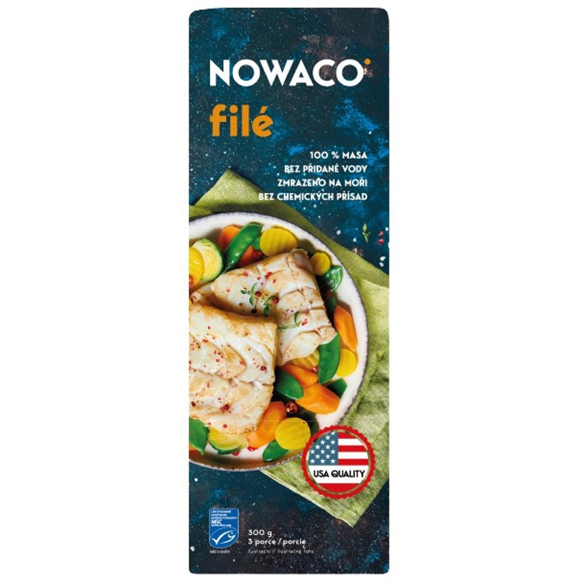 Nowaco MSC Filé z mořské štiky kanadské porce 3ks