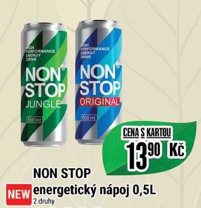 NON STOP energetický nápoj 0,5L