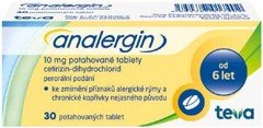 Analergin, 10 mg 30 potahovaných tablet