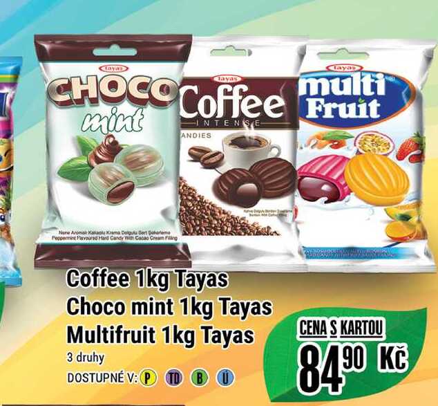 Coffee 1kg Tayas Choco mint 1kg Tayas  