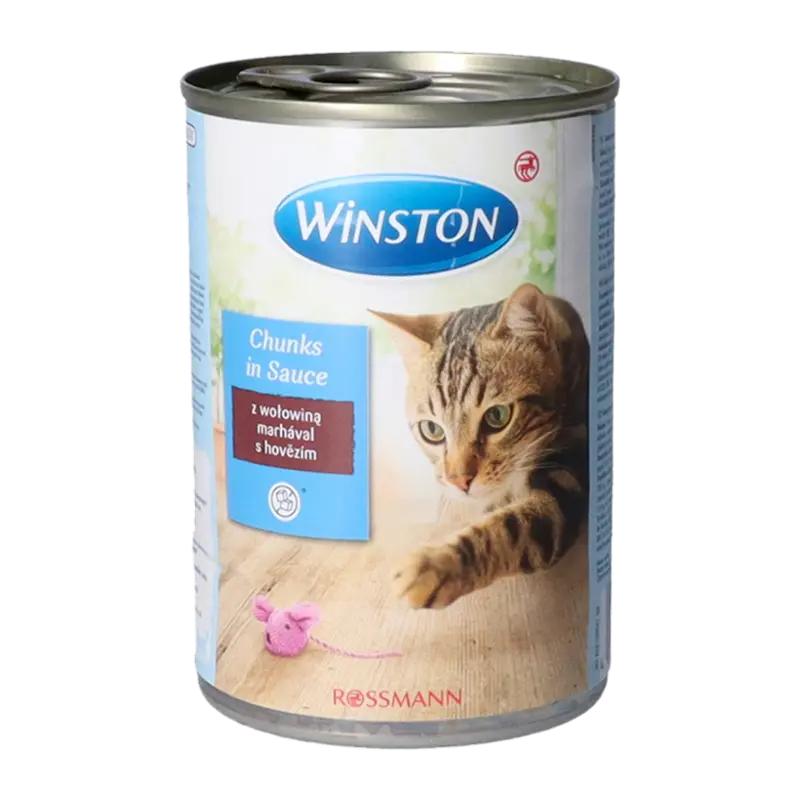 Winston Konzerva pro kočky s játry a drůbežním, 400 g
