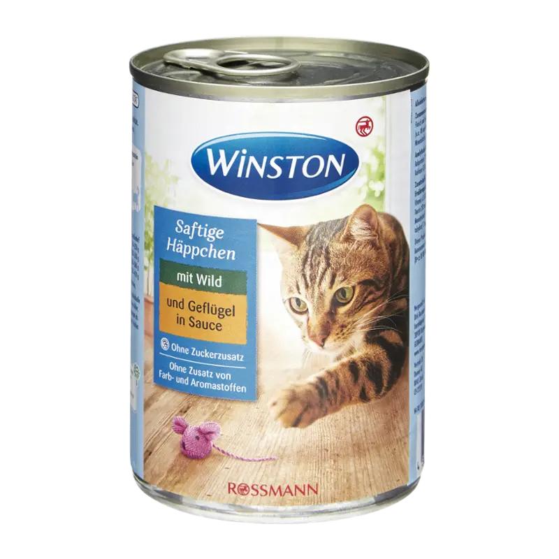 Winston Konzerva pro kočky zvěřina a drůbeží maso, 400 g