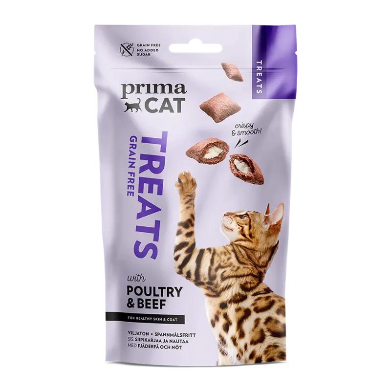 PrimaCat Křupavý pamlsek pro zdravou kůži a srst koček, 40 g