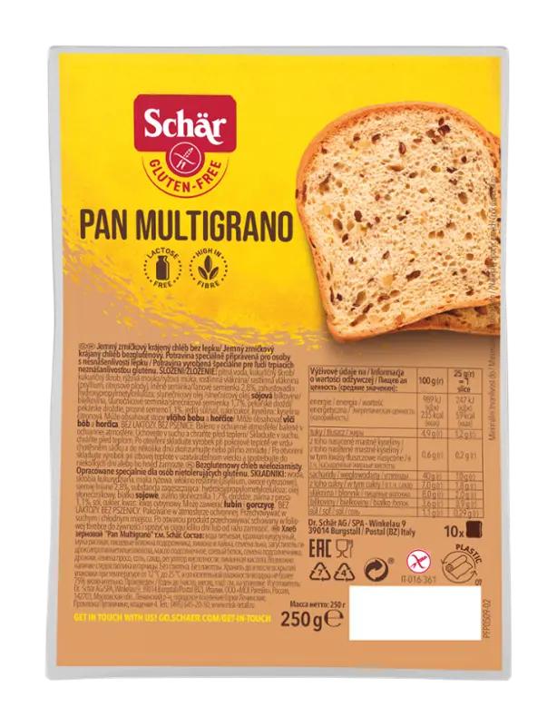 Schär Bezlepkový chléb Pan Multigrano, 250 g