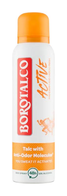 Borotalco Deodorant sprej Active Mandarin and Neroli Fresh, 150 ml