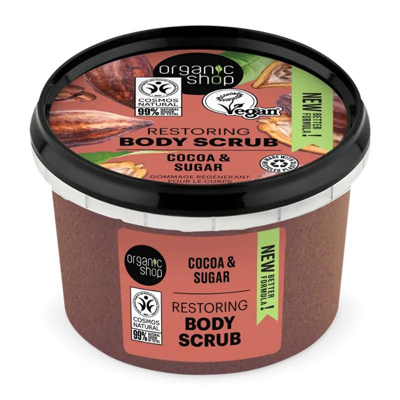 Organic Shop Tělový peeling Kakao a cukr, 250 ml