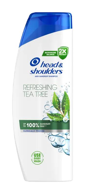 Head & Shoulders Šampon proti lupům Osvěžující Tea Tree, 400 ml