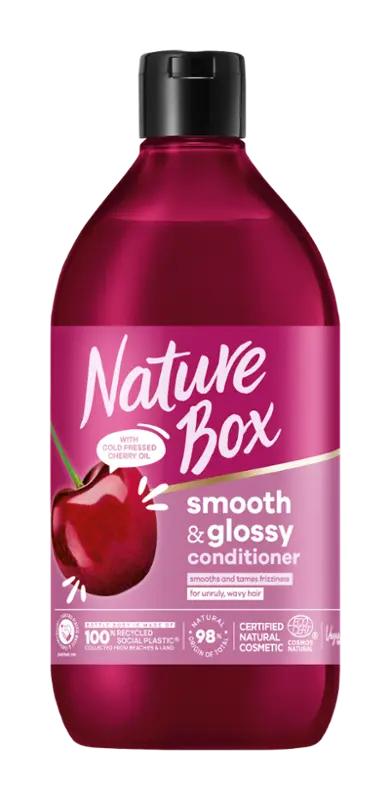 Nature Box Kondicionér pro hladké vlasy Smooth & Glossy Cherry, 385 ml