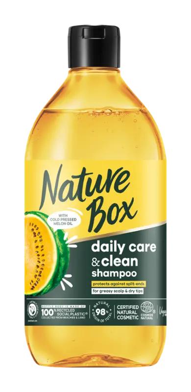 Nature Box Šampon pro každodenní mytí vlasů Daily Care & Clean Melon, 385 ml