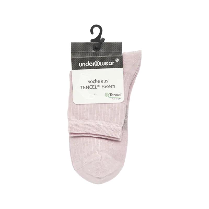 under2wear Ponožky TENCEL růžové vel. 39/42, 1 ks