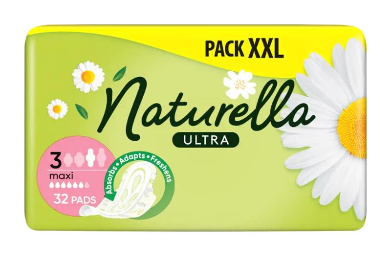 Naturella Hygienické vložky s křidélky Ultra Maxi vel. 3, 32 ks