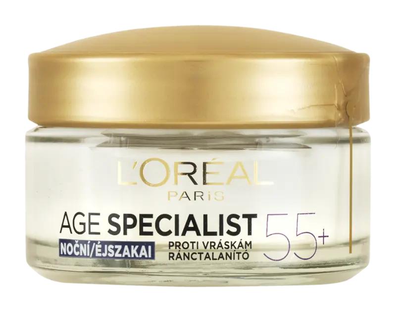 L'Oréal Noční krém Age Specialist 55+, 50 ml