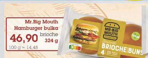 Mr.Big Mouth Hamburger bulka 324g 