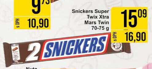Snickers Super, 70-75 g