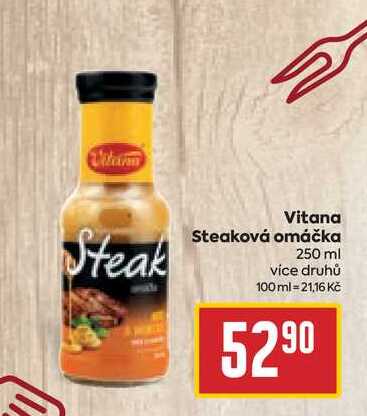 Vitana Steaková omáčka 250 ml 