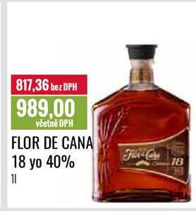 FLOR DE CANA 18 yo 40% 1l