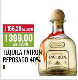 TEQUILA PATRON PATRON REPOSADO 40% 1l