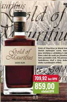 Gold of Mauritius 0,7l