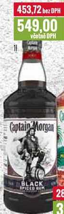 Captain Morgan BLACK SPICED 1l