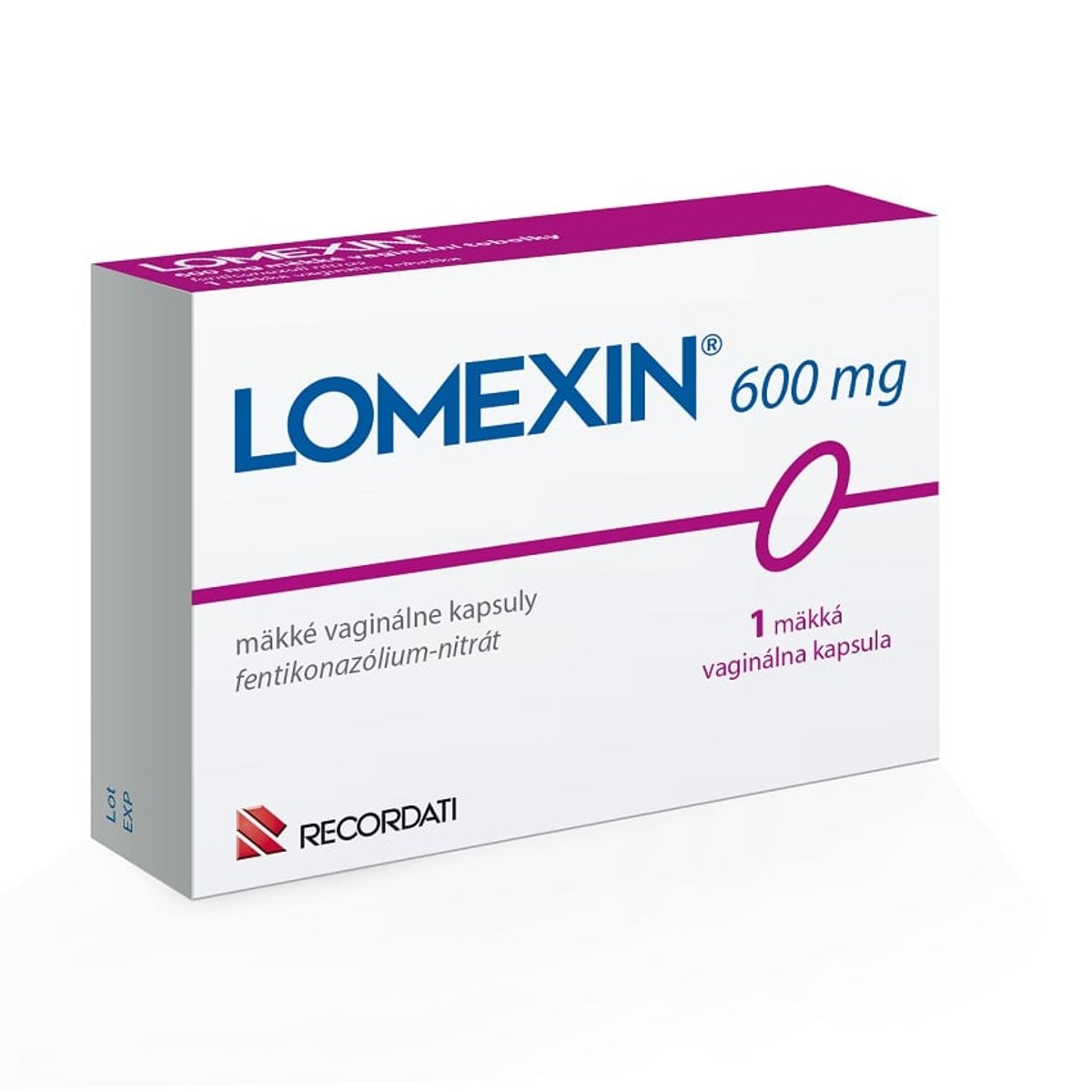 LOMEXIN 600MG Měkká vaginální tobolka 1