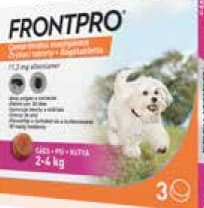 FRONTPRO 11,3 mg, 2–4 kg žvýkací tablety