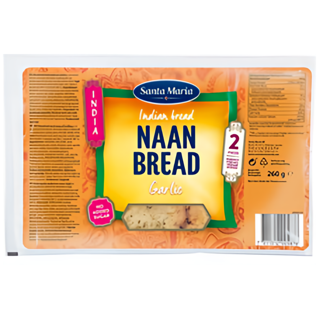 Santa Maria Naan indický chléb česnek