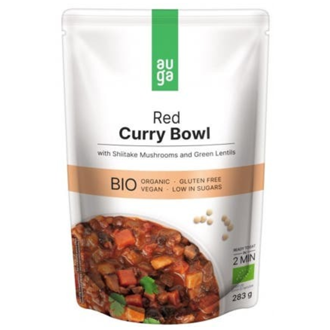 Auga BIO Red Curry Bowl s červeným kari kořením, houbami shiitake a čočkou