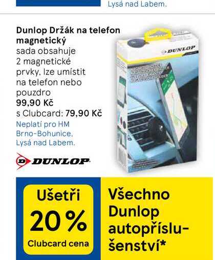 Dunlop Držák na telefon magnetický