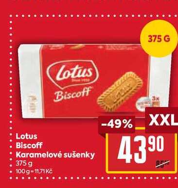 Lotus Biscoff Karamelové sušenky 100 g