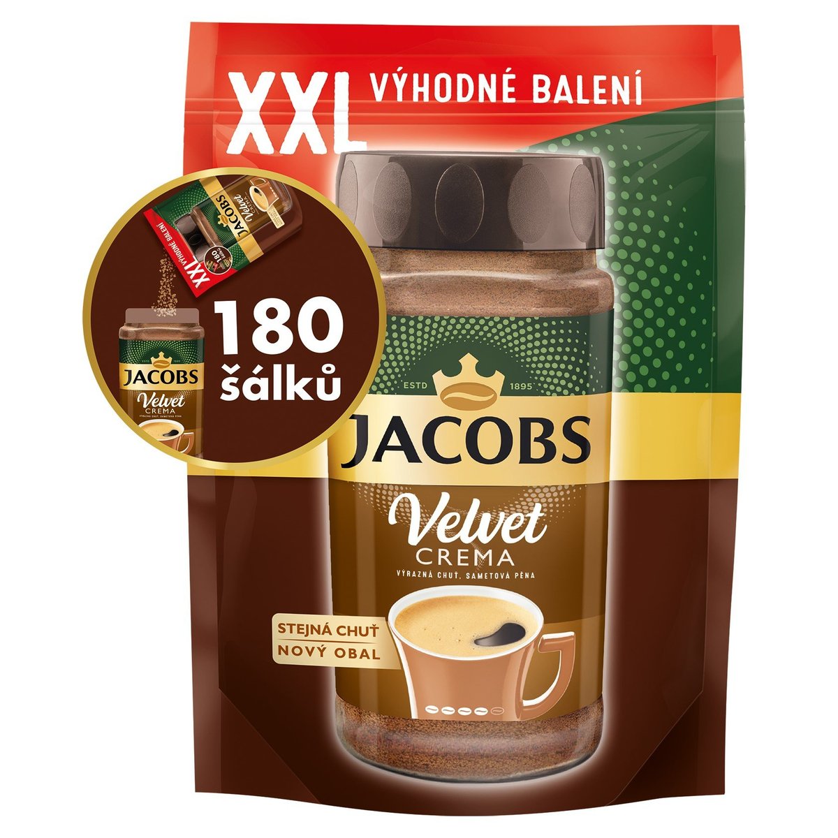 Jacobs Velvet Crema XXL instantní káva