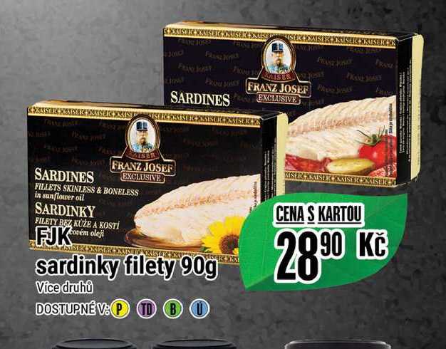 FJK Sardinky filety 90g