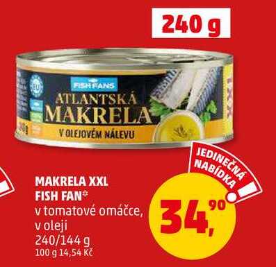 MAKRELA XXL FISH FAN, 240 g