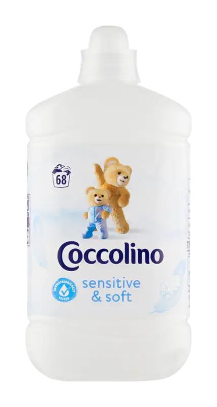 Coccolino Aviváž White Sensitive 1700 ml, 68 pd
