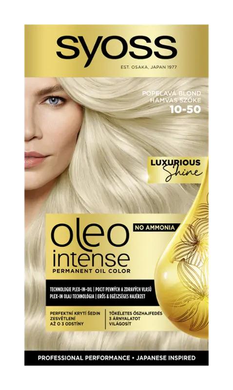Syoss Barva na vlasy Oleo Intense popelavá blond 10-50, 1 ks