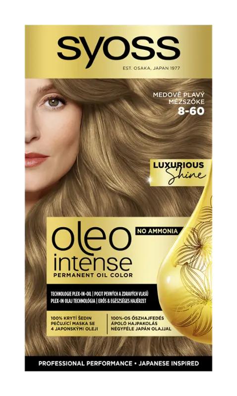 Syoss Oleo Intense barva na vlasy medově plavá 8-60, 1 ks