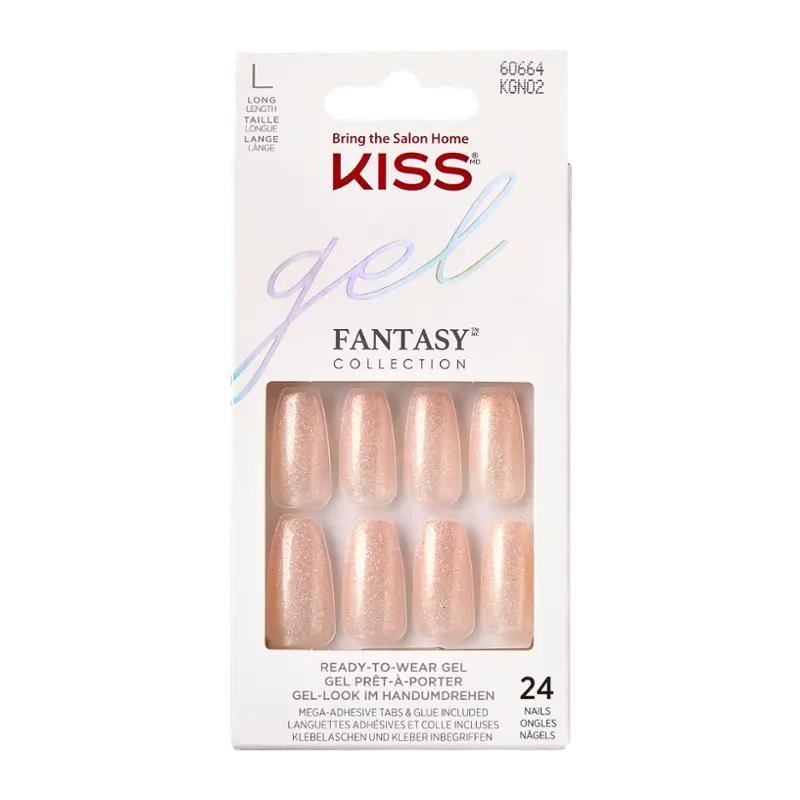 KISS Umělé nehty Gel Fantasy Nails Rock Candy, 1 ks