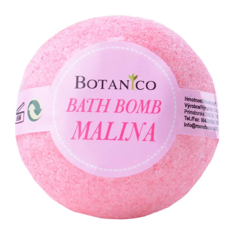 Botanico Bomba do koupele s vůní maliny, 50 g