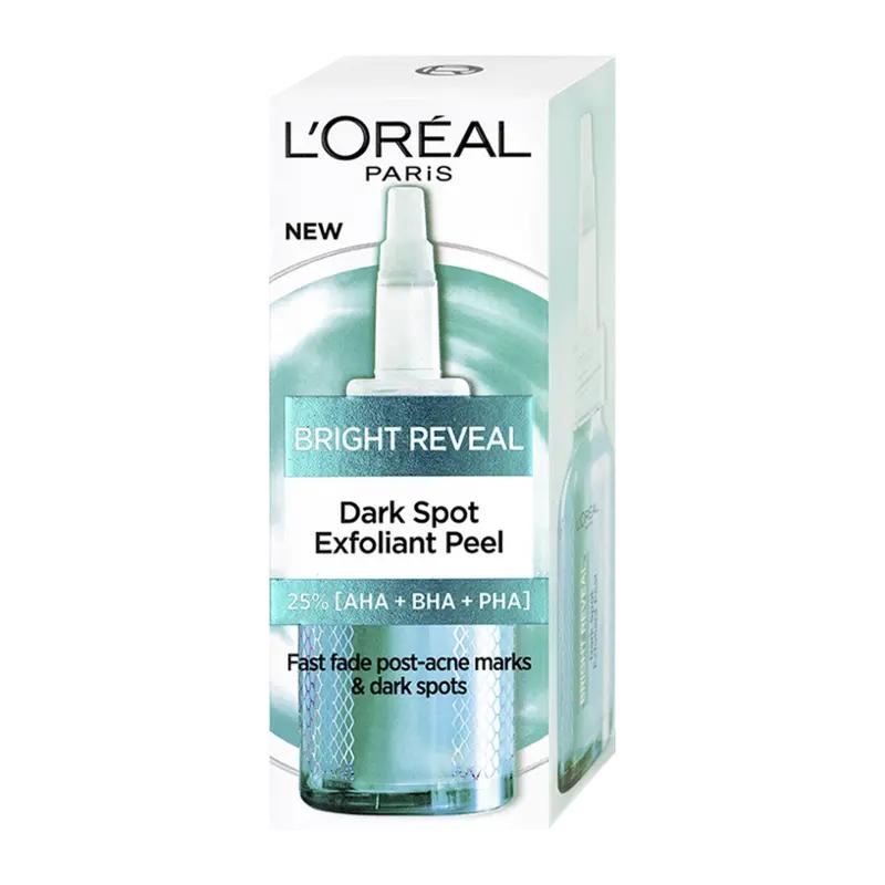 L'Oréal Exfoliační peeling proti tmavým skvrnám Bright Reveal, 25 ml