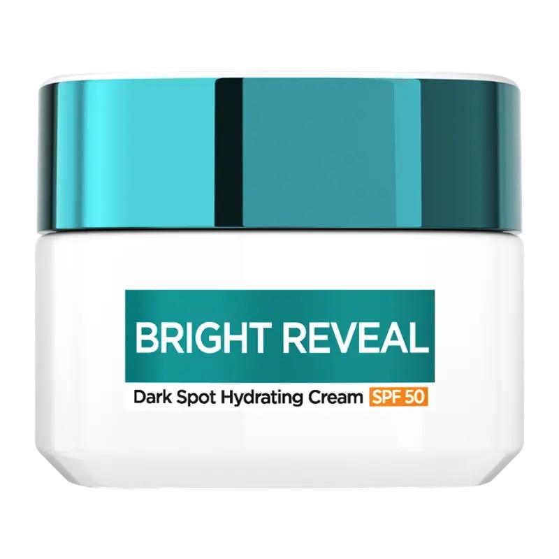 L'Oréal Hydratačni krém proti tmavým skvrnám Bright Reveal SPF 50, 50 ml