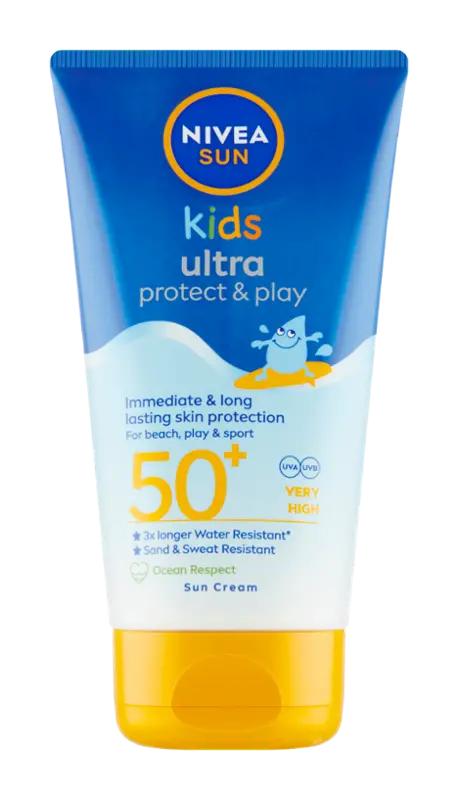 NIVEA Dětské mléko na opalování Protect & Play SPF50+, 150 ml