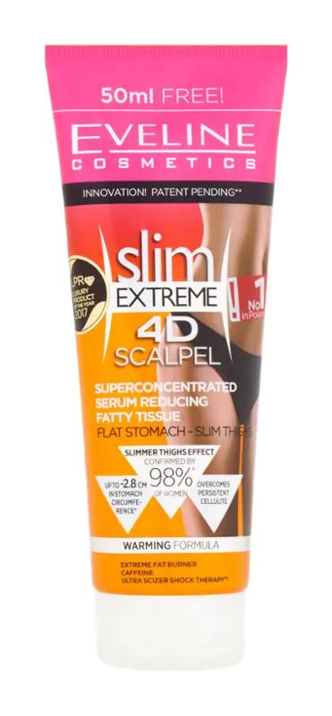Eveline Slim Extreme 4D Scalpel s hřejivým efektem, 250 ml