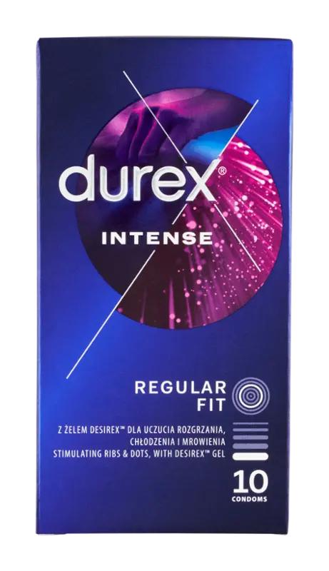 Durex Kondomy Intense, 10 ks