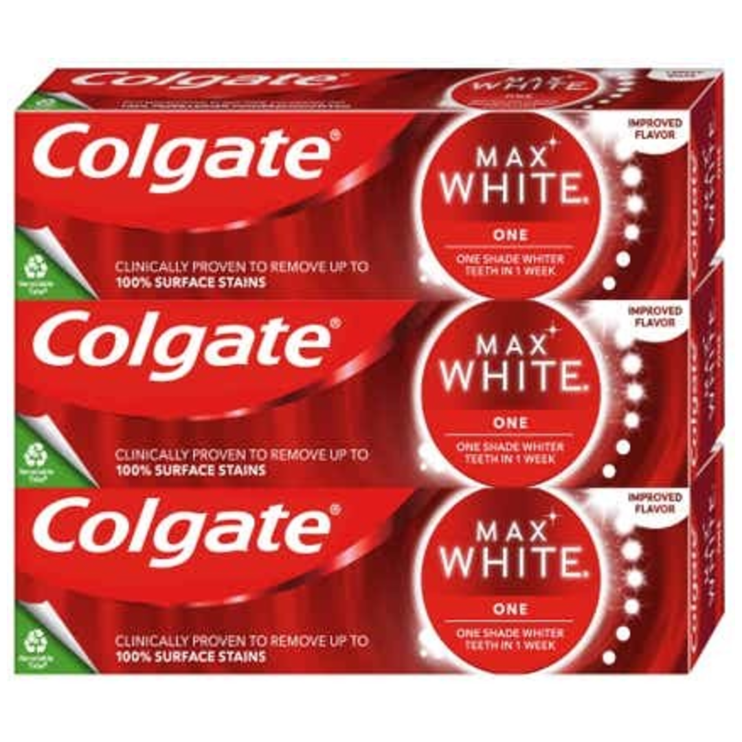 Colgate Max White One zubní pasta 3x75ml