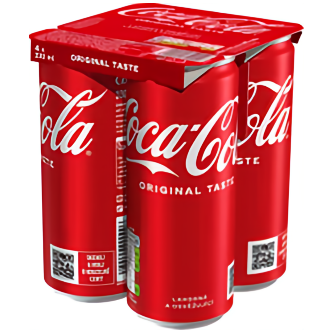 Coca-Cola Multipack, plech 4x0,33l