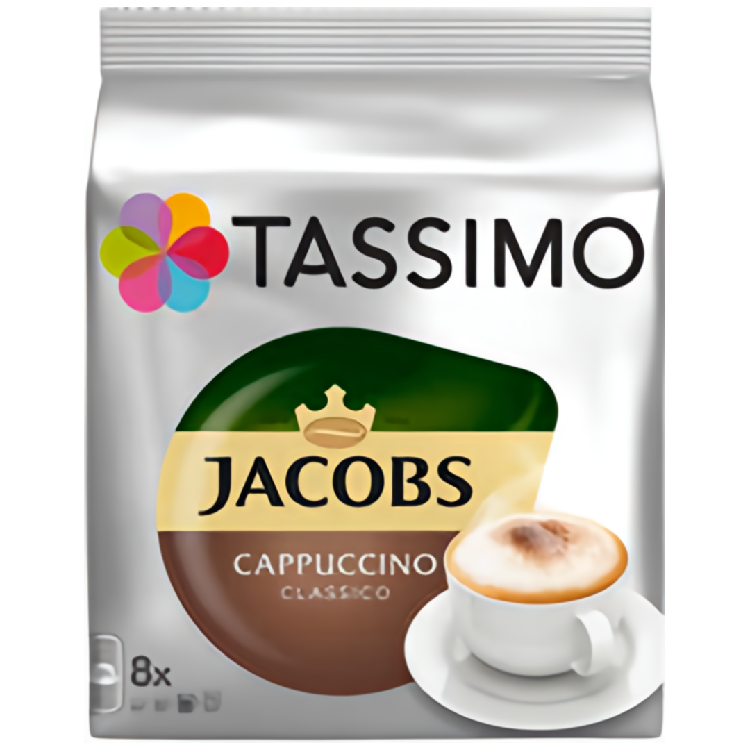 Tassimo Jacobs Cappuccino Classico kapsle (8+8 ks)