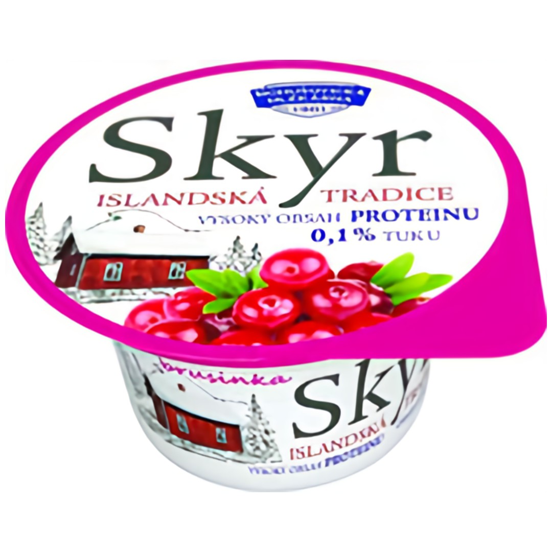 Bohušovická mlékárna Skyr tradiční islandský výrobek brusinka (0,1%)